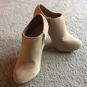 Beige Booties